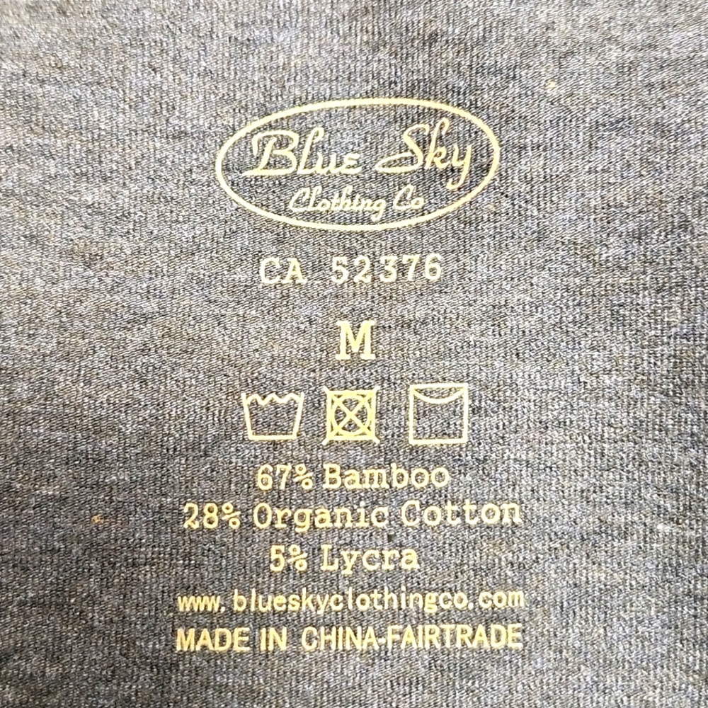 Blue Sky Clothing Co. Nelly 3/4 Sleeve Dress, Yarn Dye Khaki, Bamboo - Picture 5 of 6